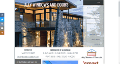 Desktop Screenshot of allywindowsanddoors.com